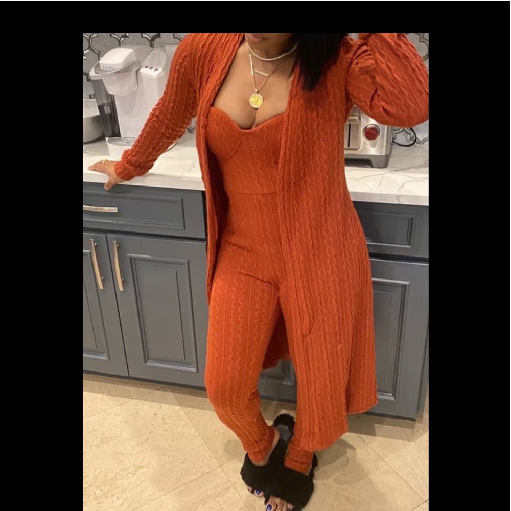 Rusty Girl Set - Jumper and Cardigan